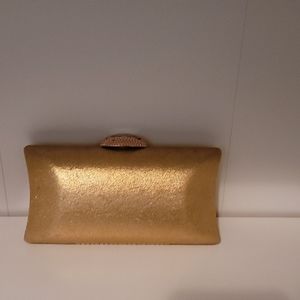 Kate Landry Gold Clutch